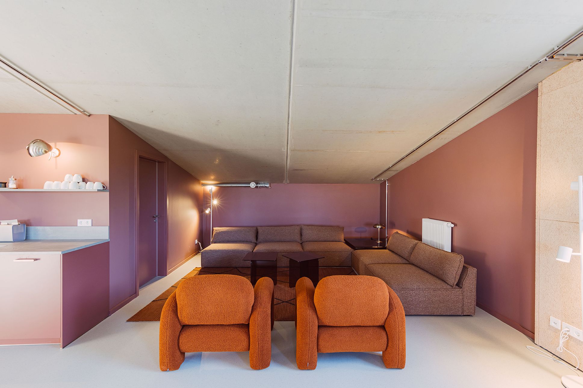 Gemütliche Sofa-Ecke